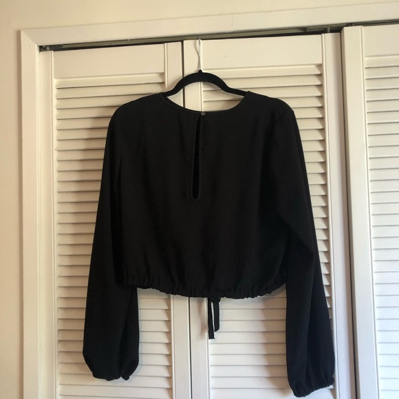 Wilfred black cropped blouse - Picture 2 of 2